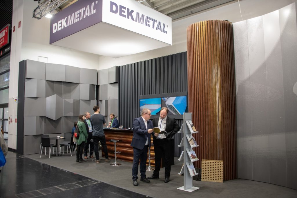 Prevetrávané fasády DEKMETAL - BAU 2023