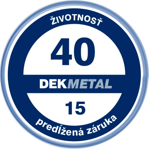 Prevetrávané fasády DEKMETAL - Záruky