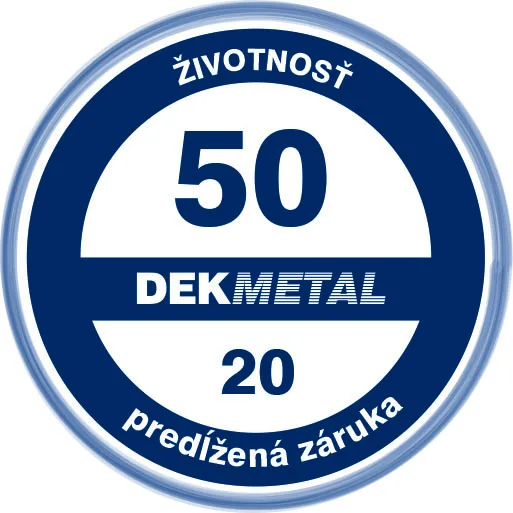 Prevetrávané fasády DEKMETAL - Záruky