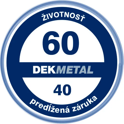 Prevetrávané fasády DEKMETAL - Záruky