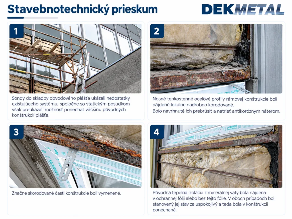 Prevetrávané fasády DEKMETAL - ASB-CORTEN
